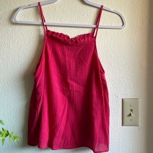 Pink tank top